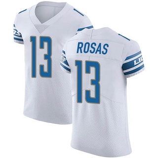 Elite Aldrick Rosas Men's Detroit Lions Vapor Untouchable Jersey - White