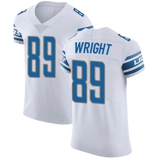 Elite Brock Wright Men's Detroit Lions Vapor Untouchable Jersey - White