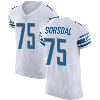 Elite Colby Sorsdal Men's Detroit Lions Vapor Untouchable Jersey - White