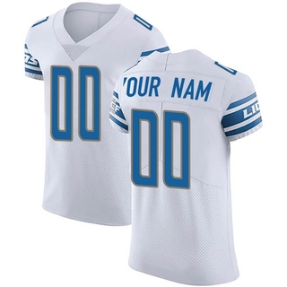 Elite Custom Men's Detroit Lions Vapor Untouchable Jersey - White