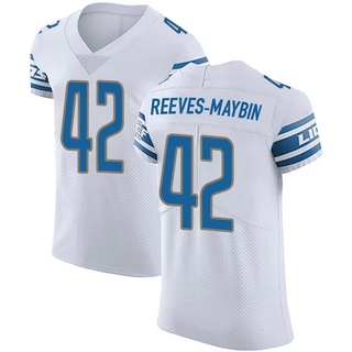 Elite Jalen Reeves-Maybin Men's Detroit Lions Vapor Untouchable Jersey - White