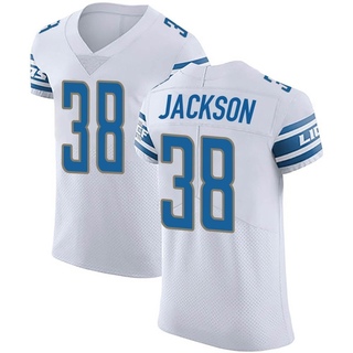 Elite Justin Jackson Men's Detroit Lions Vapor Untouchable Jersey - White