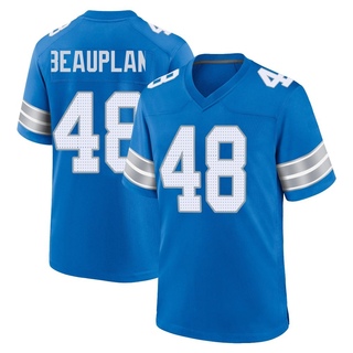 Game Abraham Beauplan Men's Detroit Lions 2nd Jersey - Blue