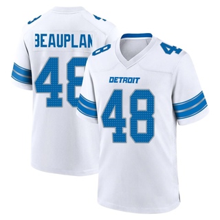 Game Abraham Beauplan Men's Detroit Lions 2nd Jersey - White