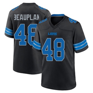 Game Abraham Beauplan Men's Detroit Lions Alternate 2nd Jersey - Black