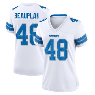 Game Abraham Beauplan Women's Detroit Lions 2nd Jersey - White