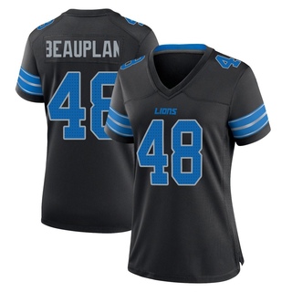 Game Abraham Beauplan Women's Detroit Lions Alternate 2nd Jersey - Black