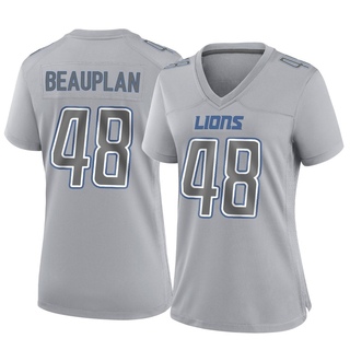 Game Abraham Beauplan Women's Detroit Lions Atmosphere Fashion Jersey - Gray