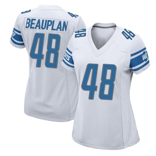 Game Abraham Beauplan Women's Detroit Lions Jersey - White