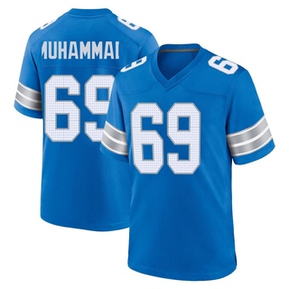 Game Al-Quadin Muhammad Men's Detroit Lions 2nd Jersey - Blue