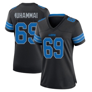 Game Al-Quadin Muhammad Women's Detroit Lions Alternate 2nd Jersey - Black