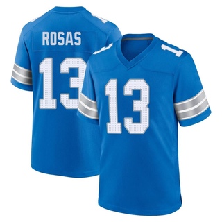 Game Aldrick Rosas Men's Detroit Lions 2nd Jersey - Blue