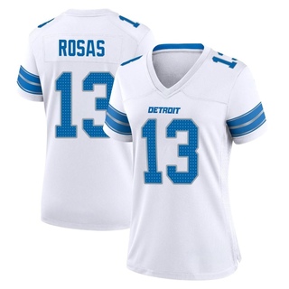 Game Aldrick Rosas Women's Detroit Lions 2nd Jersey - White