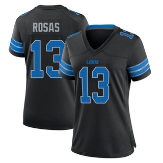 Game Aldrick Rosas Women's Detroit Lions Alternate 2nd Jersey - Black