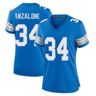 Game Alex Anzalone Women's Detroit Lions 2nd Jersey - Blue