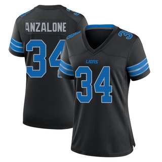 Game Alex Anzalone Women's Detroit Lions Alternate 2nd Jersey - Black