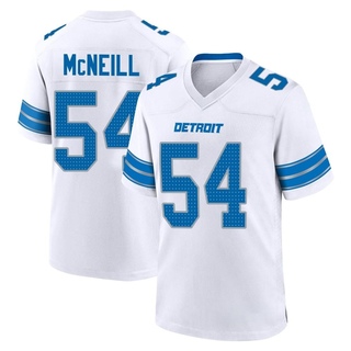 Game Alim McNeill Men's Detroit Lions 2nd Jersey - White