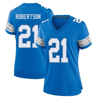 Game Amik Robertson Women's Detroit Lions 2nd Jersey - Blue