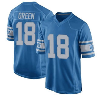 Game Antoine Green Men's Detroit Lions Throwback Vapor Untouchable Jersey - Blue