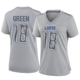 Game Antoine Green Women's Detroit Lions Atmosphere Fashion Jersey - Gray