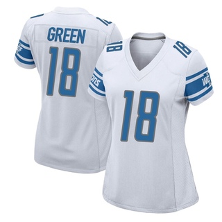 Game Antoine Green Women's Detroit Lions Jersey - White