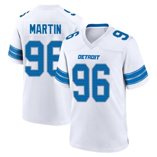 Game Brodric Martin Men's Detroit Lions 2nd Jersey - White