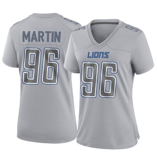 Game Brodric Martin Women's Detroit Lions Atmosphere Fashion Jersey - Gray