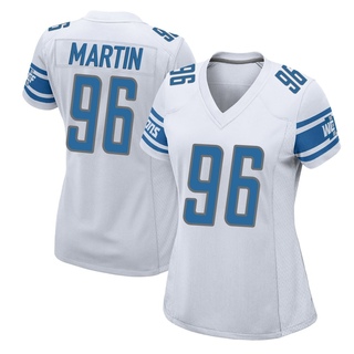 Game Brodric Martin Women's Detroit Lions Jersey - White