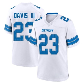 Game Carlton Davis III Men's Detroit Lions 2nd Jersey - White