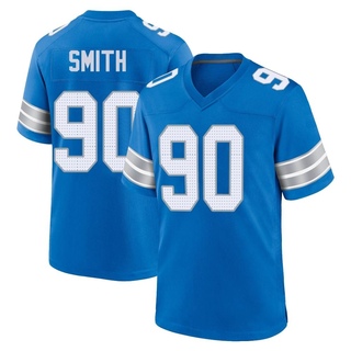 Game Chris Smith Men's Detroit Lions 2nd Jersey - Blue