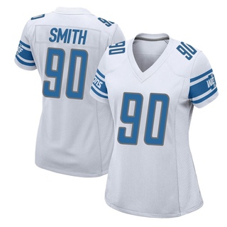 Game Chris Smith Women's Detroit Lions Jersey - White