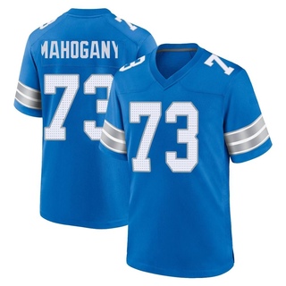 Game Christian Mahogany Men's Detroit Lions 2nd Jersey - Blue