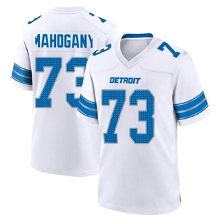 Game Christian Mahogany Men's Detroit Lions 2nd Jersey - White