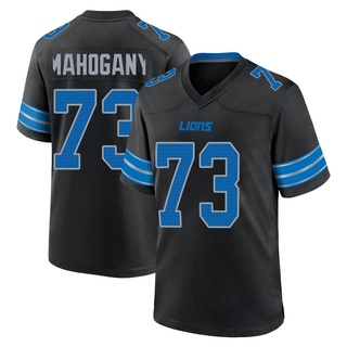 Game Christian Mahogany Men's Detroit Lions Alternate 2nd Jersey - Black