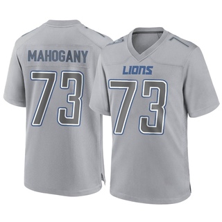 Game Christian Mahogany Men's Detroit Lions Atmosphere Fashion Jersey - Gray