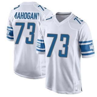 Game Christian Mahogany Men's Detroit Lions Jersey - White