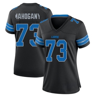 Game Christian Mahogany Women's Detroit Lions Alternate 2nd Jersey - Black