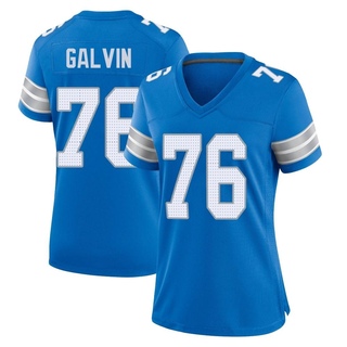 Game Connor Galvin Women's Detroit Lions 2nd Jersey - Blue