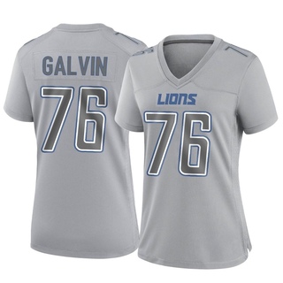 Game Connor Galvin Women's Detroit Lions Atmosphere Fashion Jersey - Gray