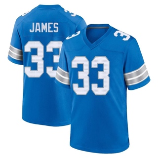 Game Craig James Men's Detroit Lions 2nd Jersey - Blue