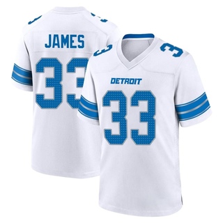 Game Craig James Men's Detroit Lions 2nd Jersey - White