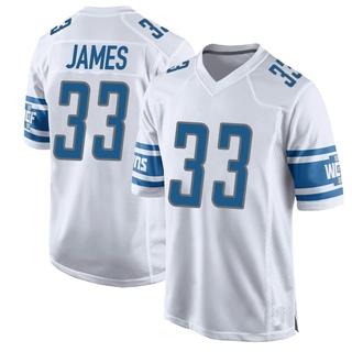 Game Craig James Men's Detroit Lions Jersey - White