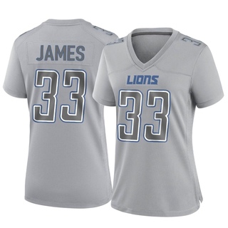 Game Craig James Women's Detroit Lions Atmosphere Fashion Jersey - Gray