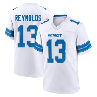 Game Craig Reynolds Men's Detroit Lions 2nd Jersey - White