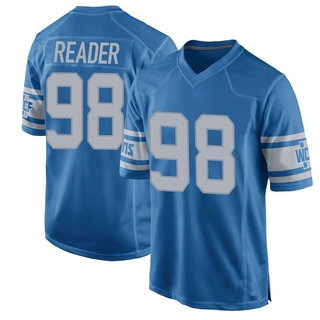 Game DJ Reader Men's Detroit Lions Throwback Vapor Untouchable Jersey - Blue