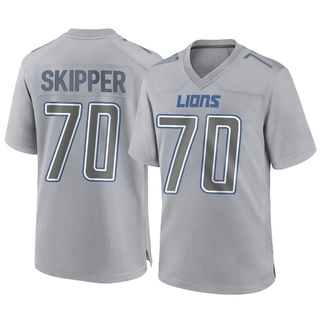 Game Dan Skipper Men's Detroit Lions Atmosphere Fashion Jersey - Gray