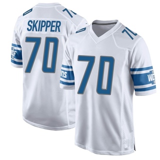 Game Dan Skipper Men's Detroit Lions Jersey - White