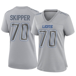 Game Dan Skipper Women's Detroit Lions Atmosphere Fashion Jersey - Gray