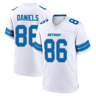 Game Darrell Daniels Men's Detroit Lions 2nd Jersey - White