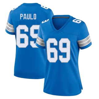 Game Darrin Paulo Women's Detroit Lions 2nd Jersey - Blue